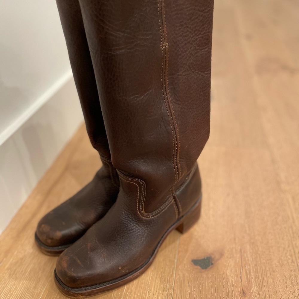 Frye Campus Boots Size 9.5 Brown